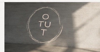 OTUT circle drawn in a sunlit space